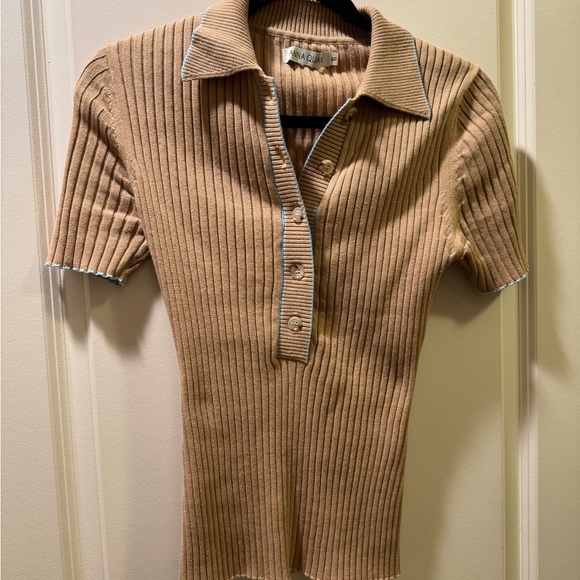 Anna Quan Eden Rib-Knit Top - Picture 3 of 3